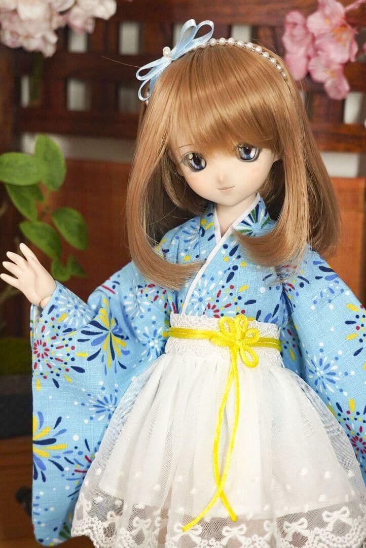 WR17　BJD　1/3　ドール 衣装 和風　浴衣　人形服　ハンドメイド
