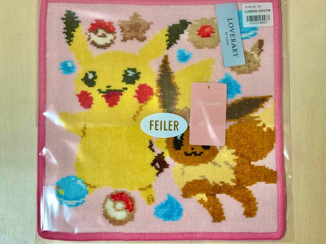 【新品】FEILER POKÉMON HAPPY SWEETS ポケモンハンカチ