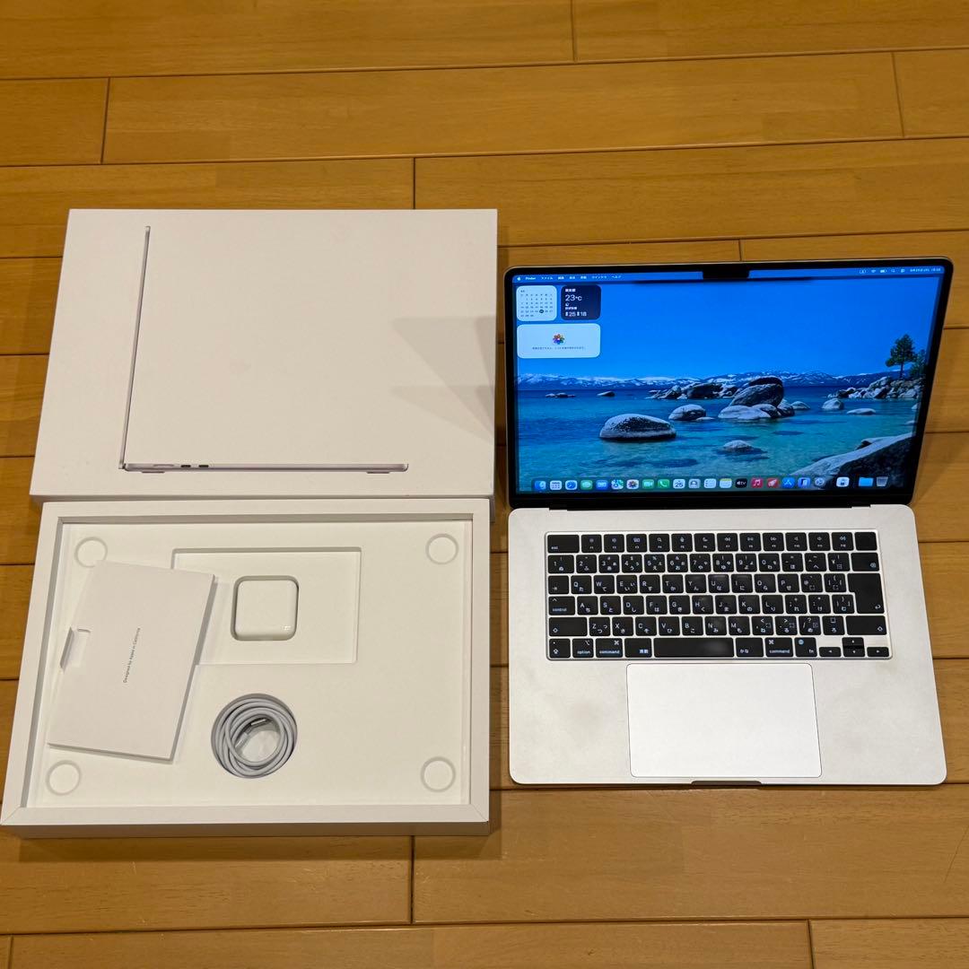 MacBook Air M2 15インチ メモリ24G 512Gストレージ