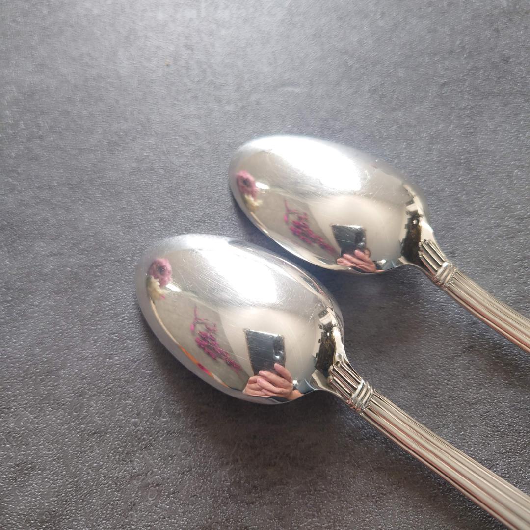 美品 クリストフル アリア コーヒースプーン 2点