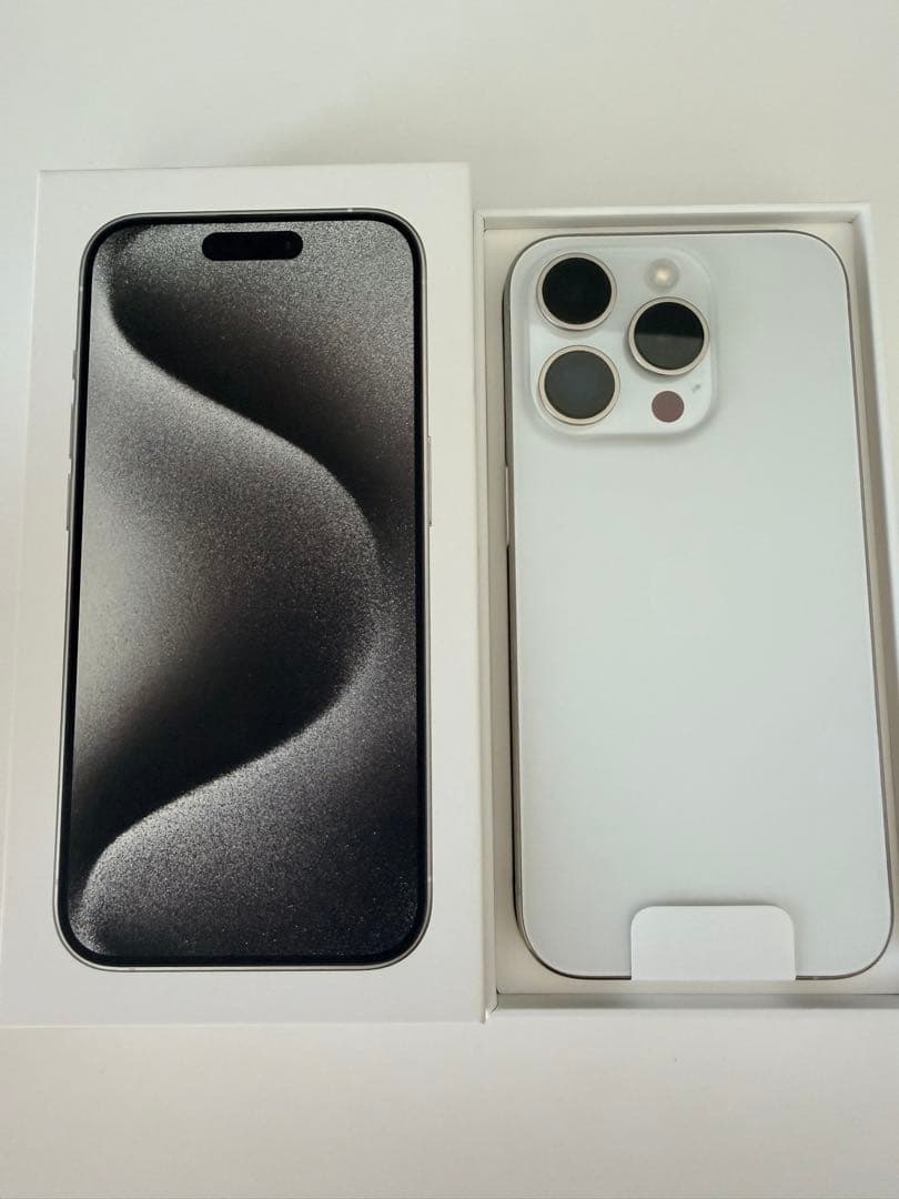 スマートフォン本体 Apple iPhone 15 Pro white titanium 128gb