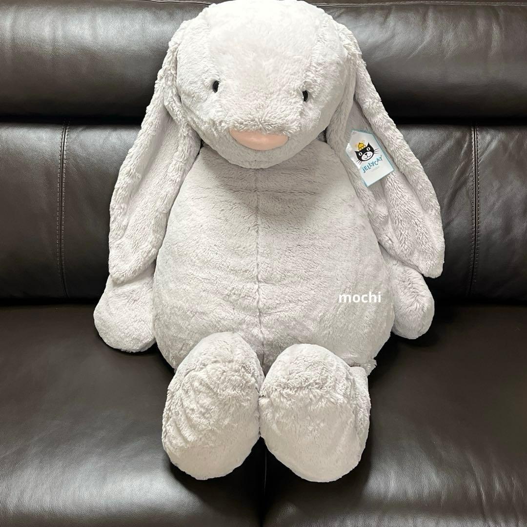 ぬいぐるみ  Really Really Big Silver Bunny