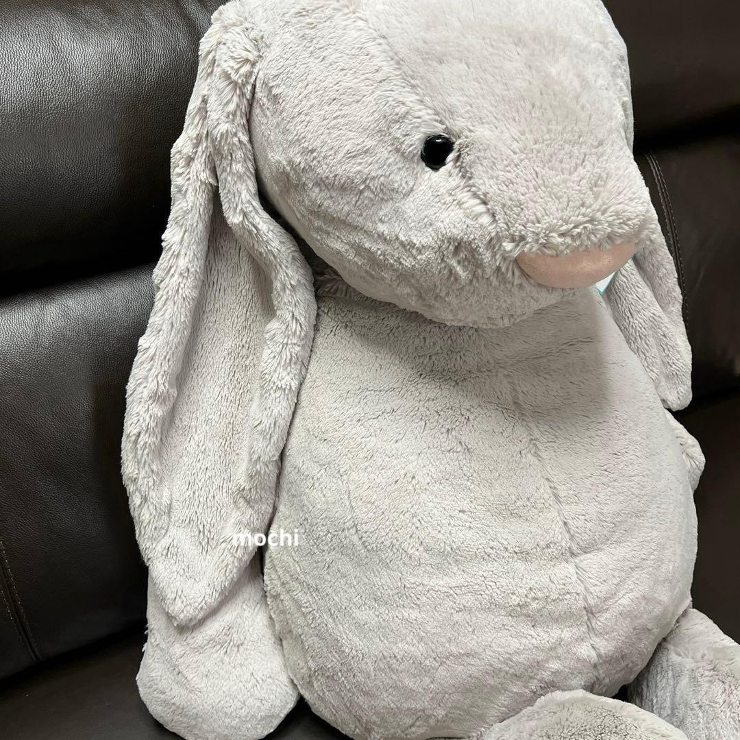 ぬいぐるみ  Really Really Big Silver Bunny
