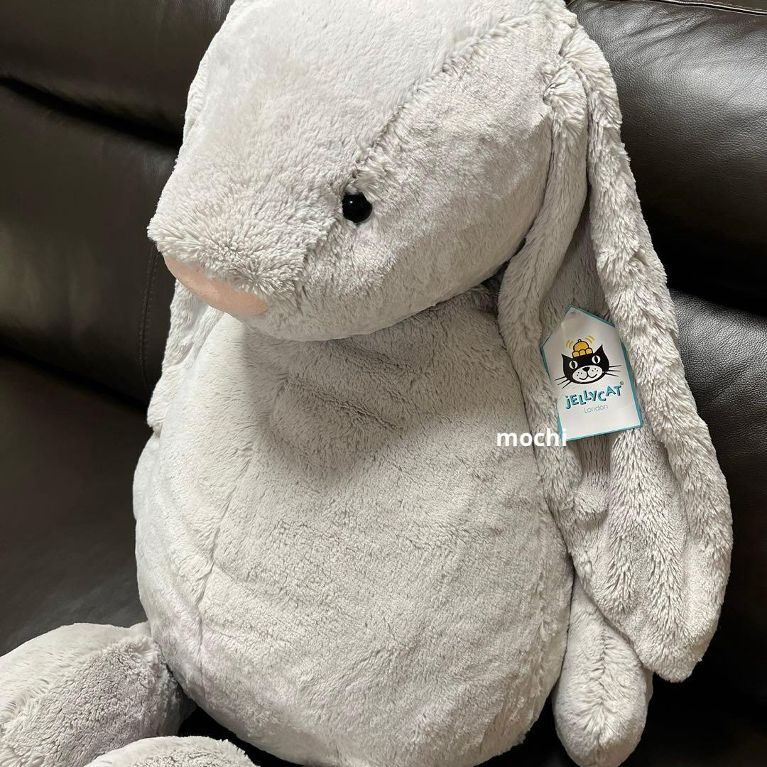 ぬいぐるみ  Really Really Big Silver Bunny