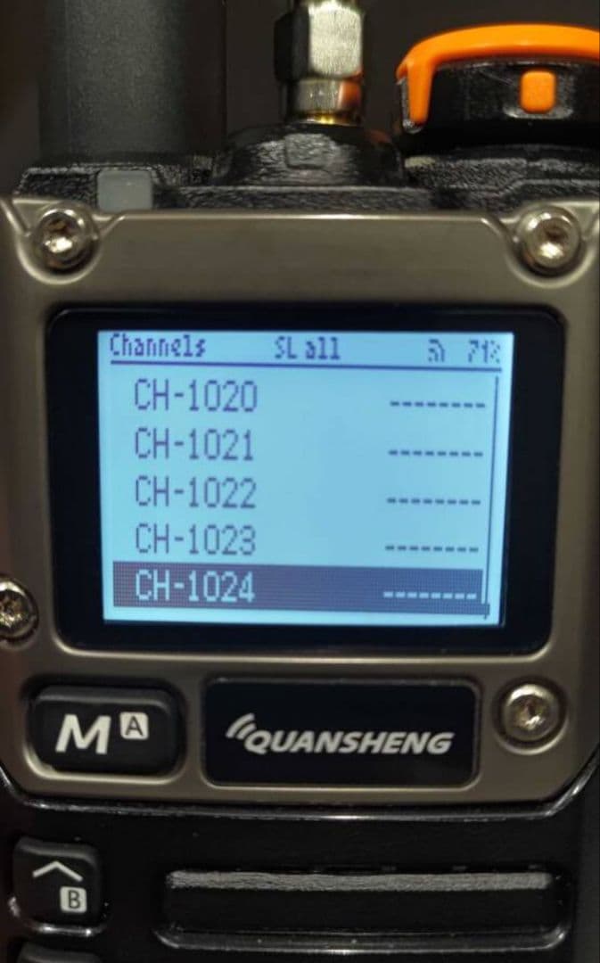 UV-K5 HF改造 Si4732 V6.8 1024ch 受信専用