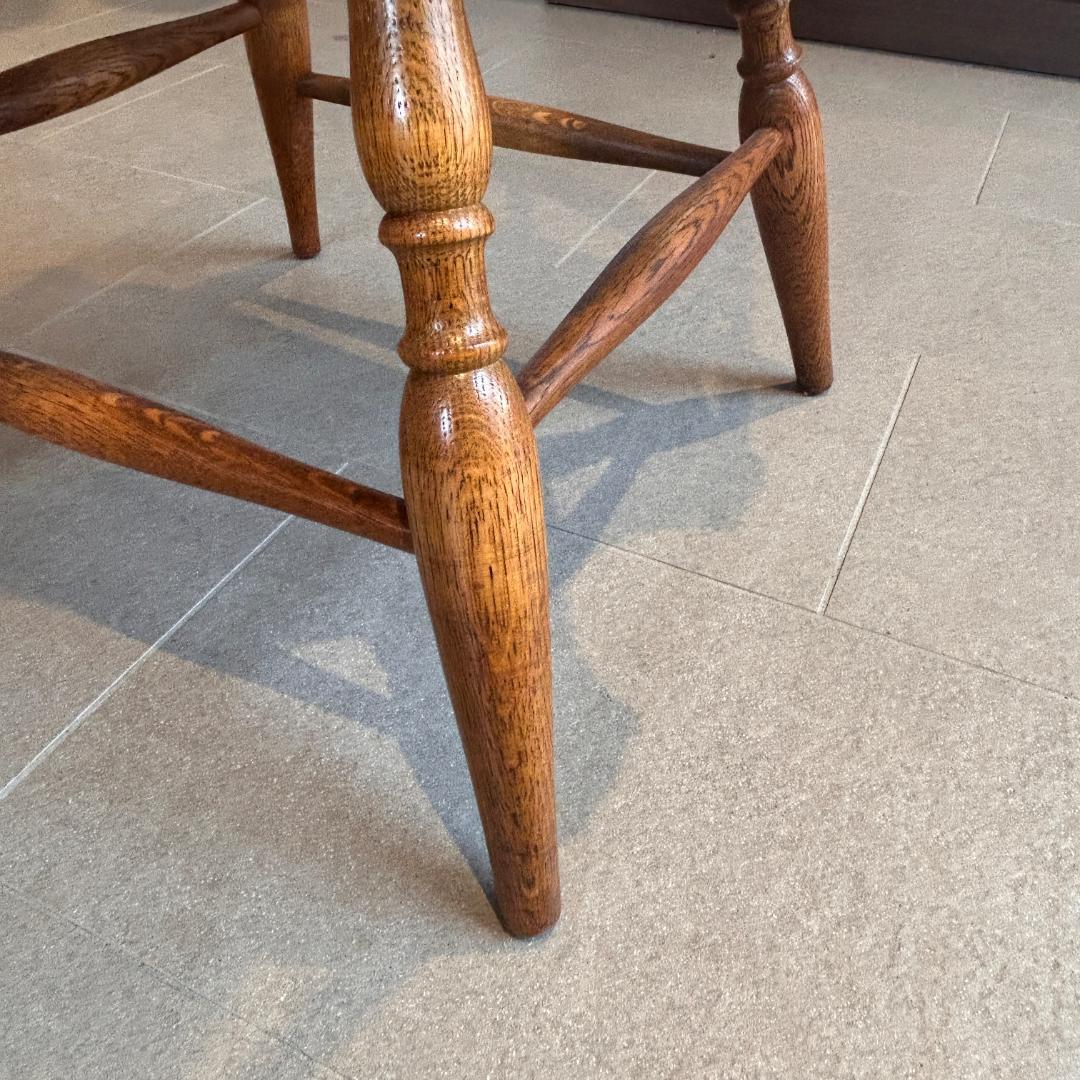 ♥飛騨産業 （キツツキマーク） アームチェア ウィンザーチェア　天然木