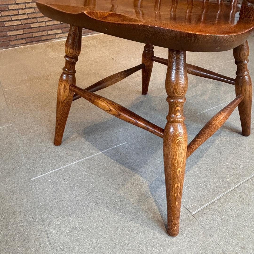 ♥飛騨産業 （キツツキマーク） アームチェア ウィンザーチェア　天然木