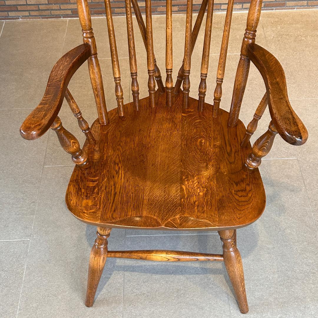 ♥飛騨産業 （キツツキマーク） アームチェア ウィンザーチェア　天然木