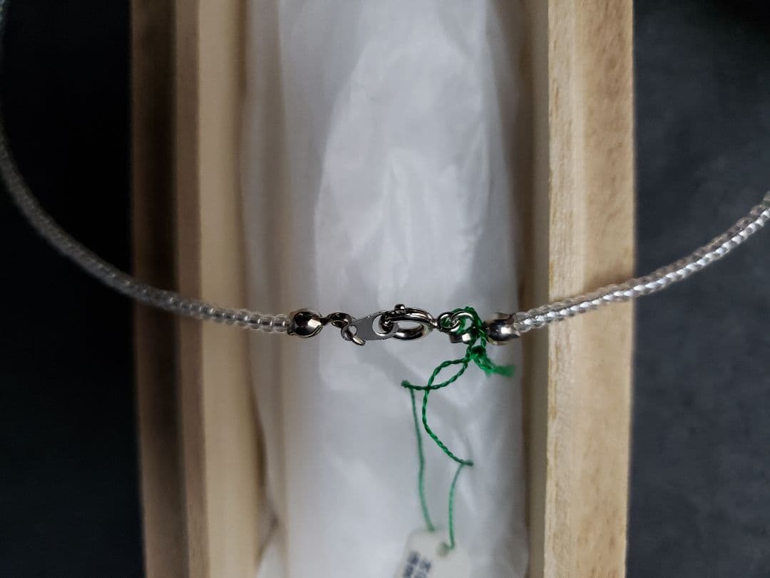 とんぼ玉　ネックレス　手作り　ビーズアクセサリー