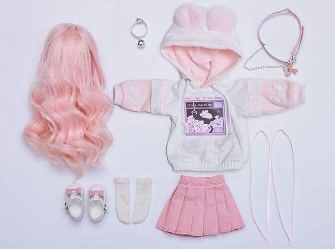 TH07 BJD 1/6 Emilia ドール本体　球体関節人形　ハンドメイ