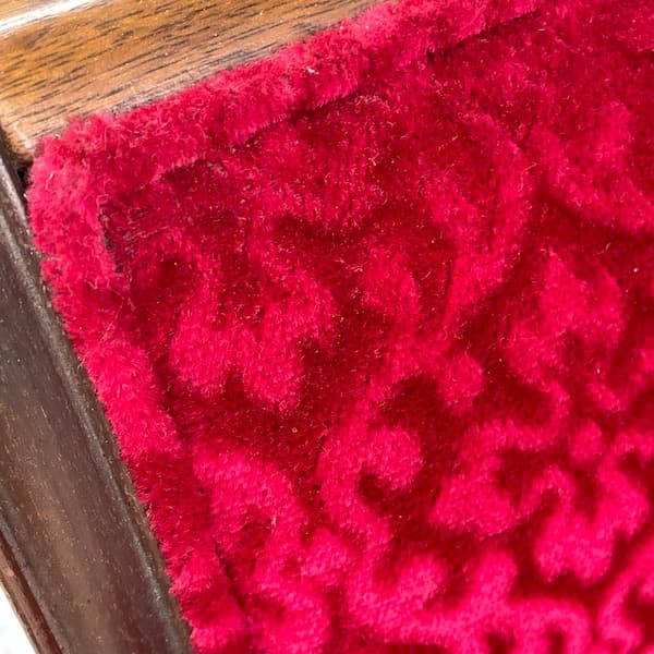 オールドマルニ　アームチェア　地中海　1Pソファ　レッド　カフェチェア　1