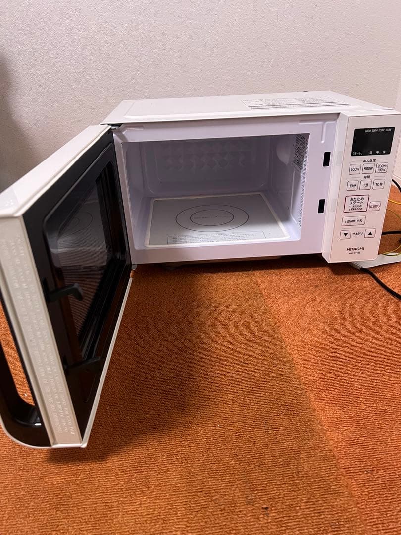 美品 日立 電子レンジ 2020年製 ヘルツフリーモデル