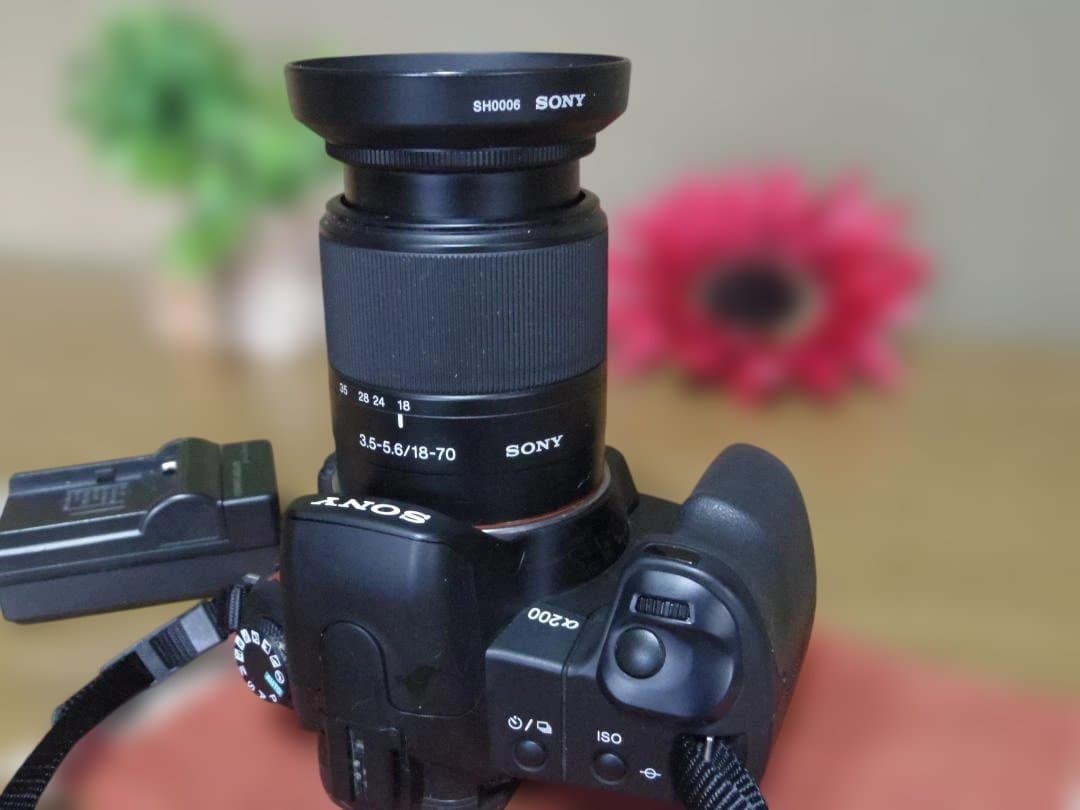 SONY α200 デジタル　レンズ付属　すぐ使えるセット　結構美品