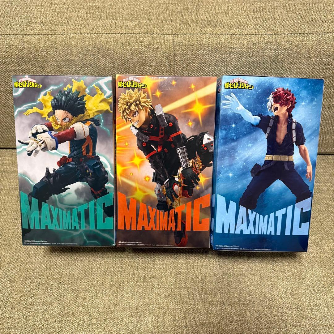 【未開封】僕のヒーローアカデミア MAXIMATIC フィギュア3体セット