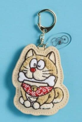 100％ドラえもん＆フレンズ展 サガラ刺繍キーホルダー（柴犬） 相良刺繍