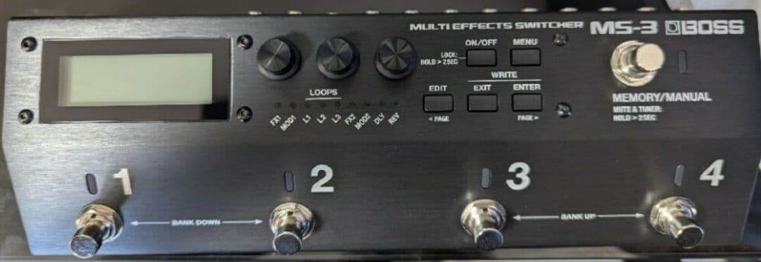 ■【箱・取説・電源AC付】BOSS 　MS-3 マルチエフェクター
