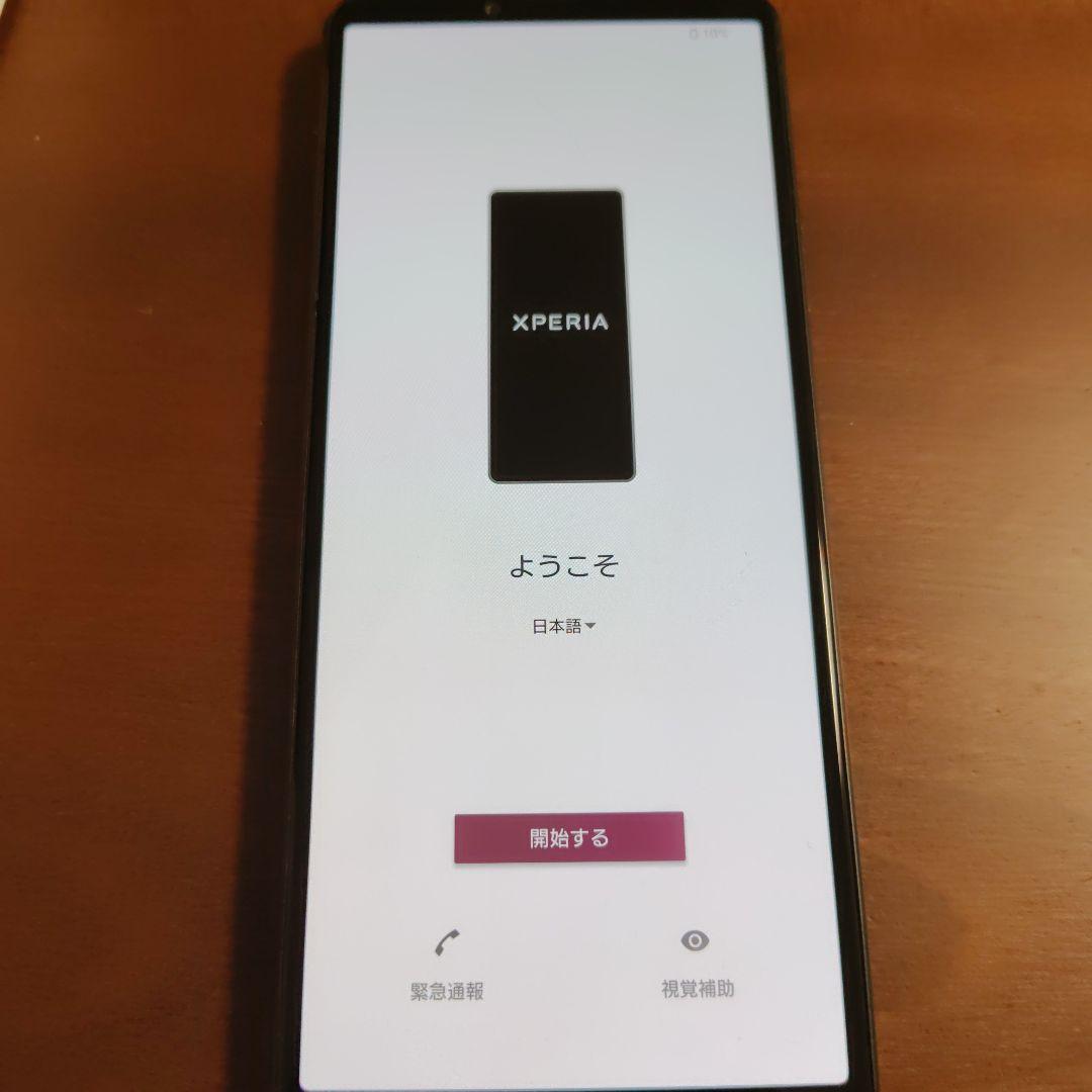 Xperia 10 IV 128GB ブラック 画面割れあり 動作確認済
