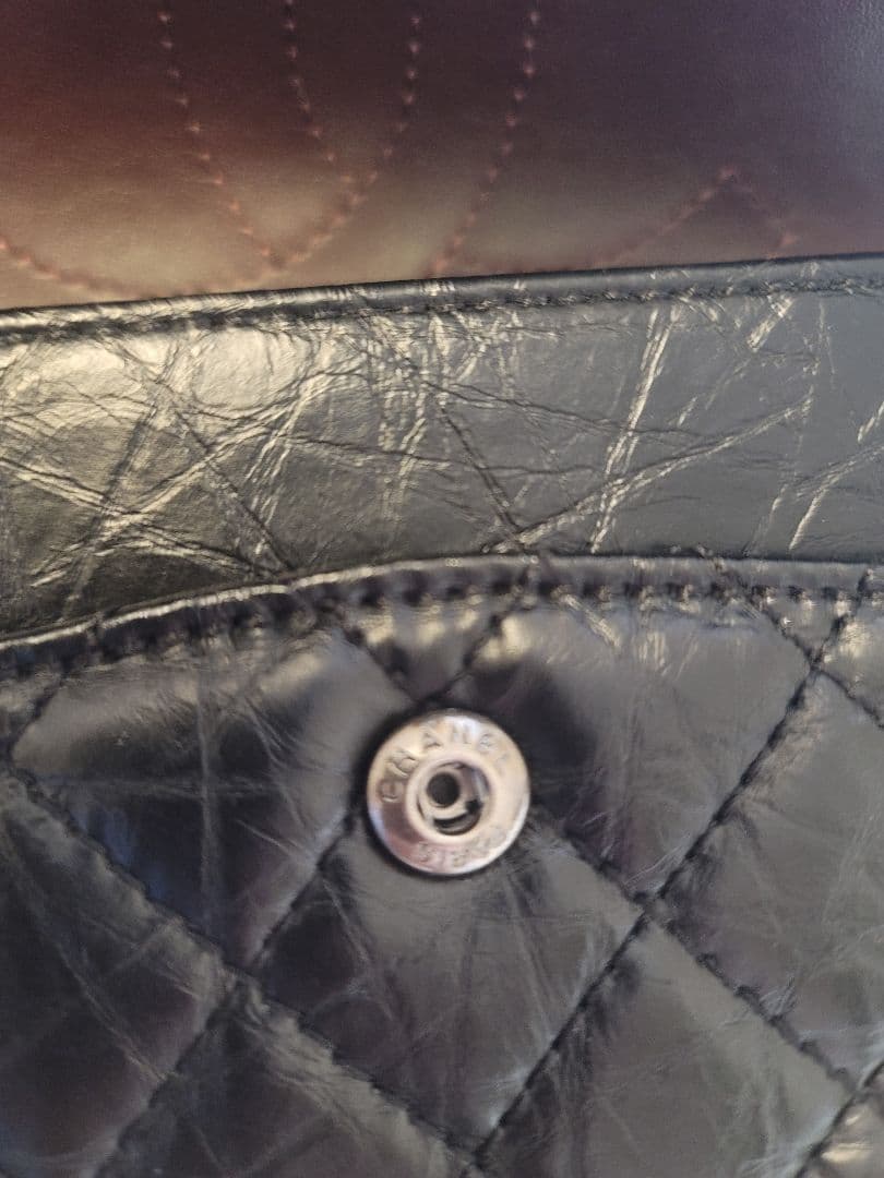 ノベルティ CHANEL シャネル 2.55 マトラッセ Wフラップ チェーン