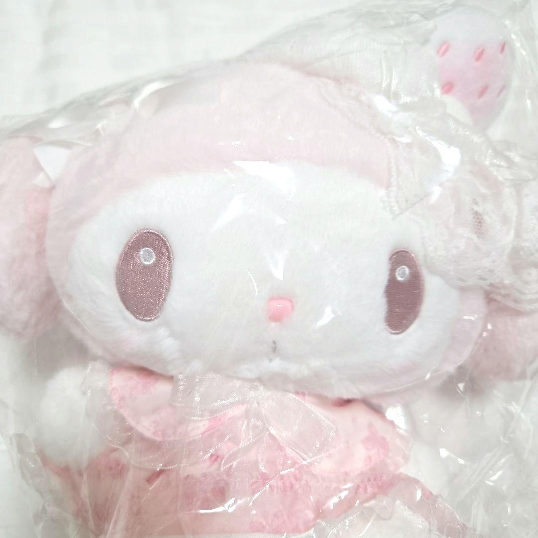 マイメロディ　白いちごのティータイム　ぬいぐるみ　サンリオ