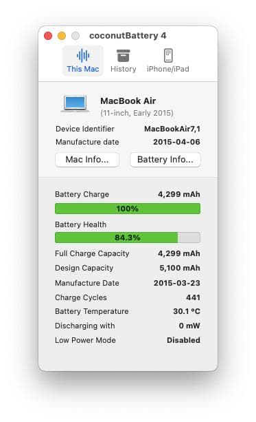MacBook本体 MacBook Air 11inch 2015 i7 8GB 512GB SSD