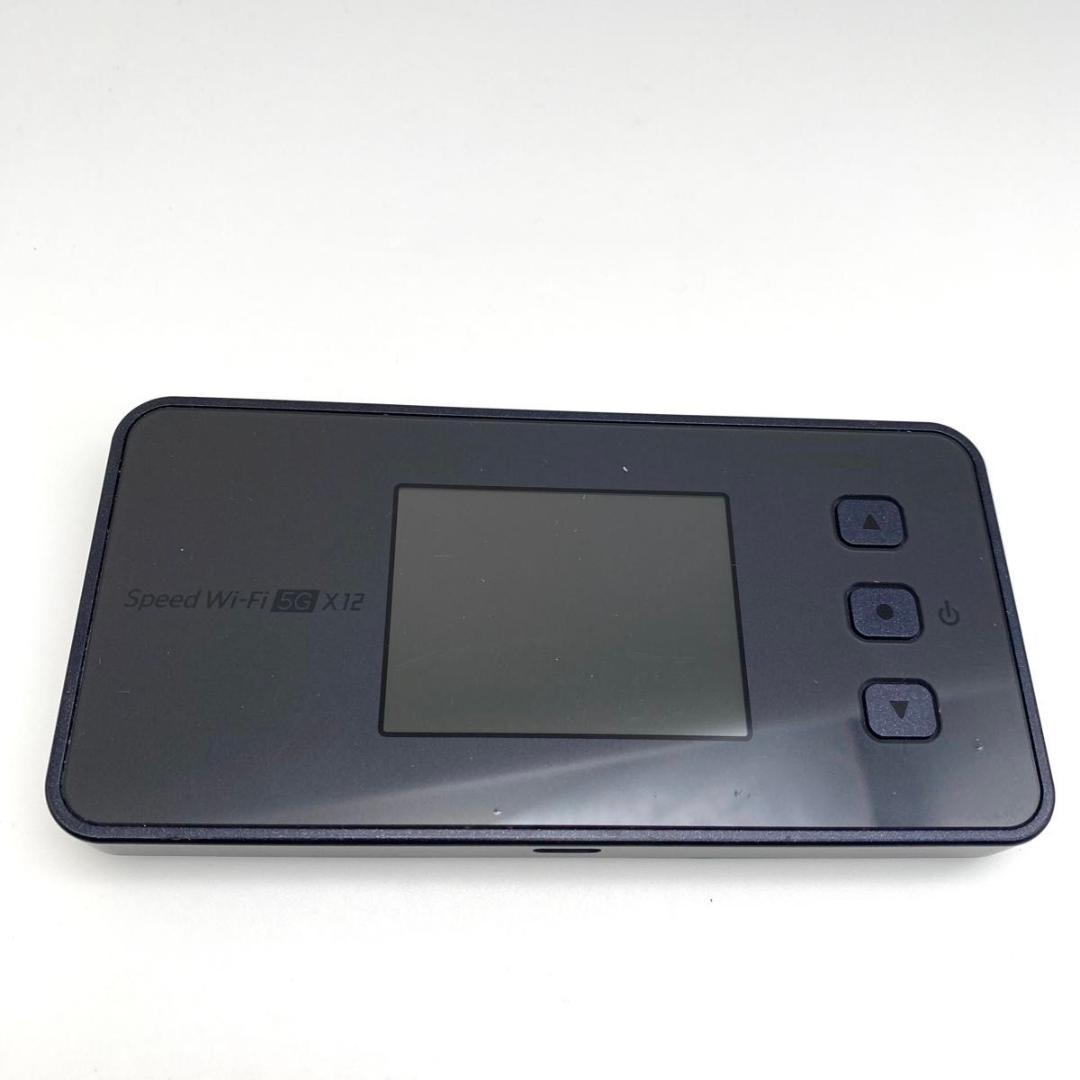 【美品】Speed Wi-Fi 5G X12 NAR03 シャドーブラック