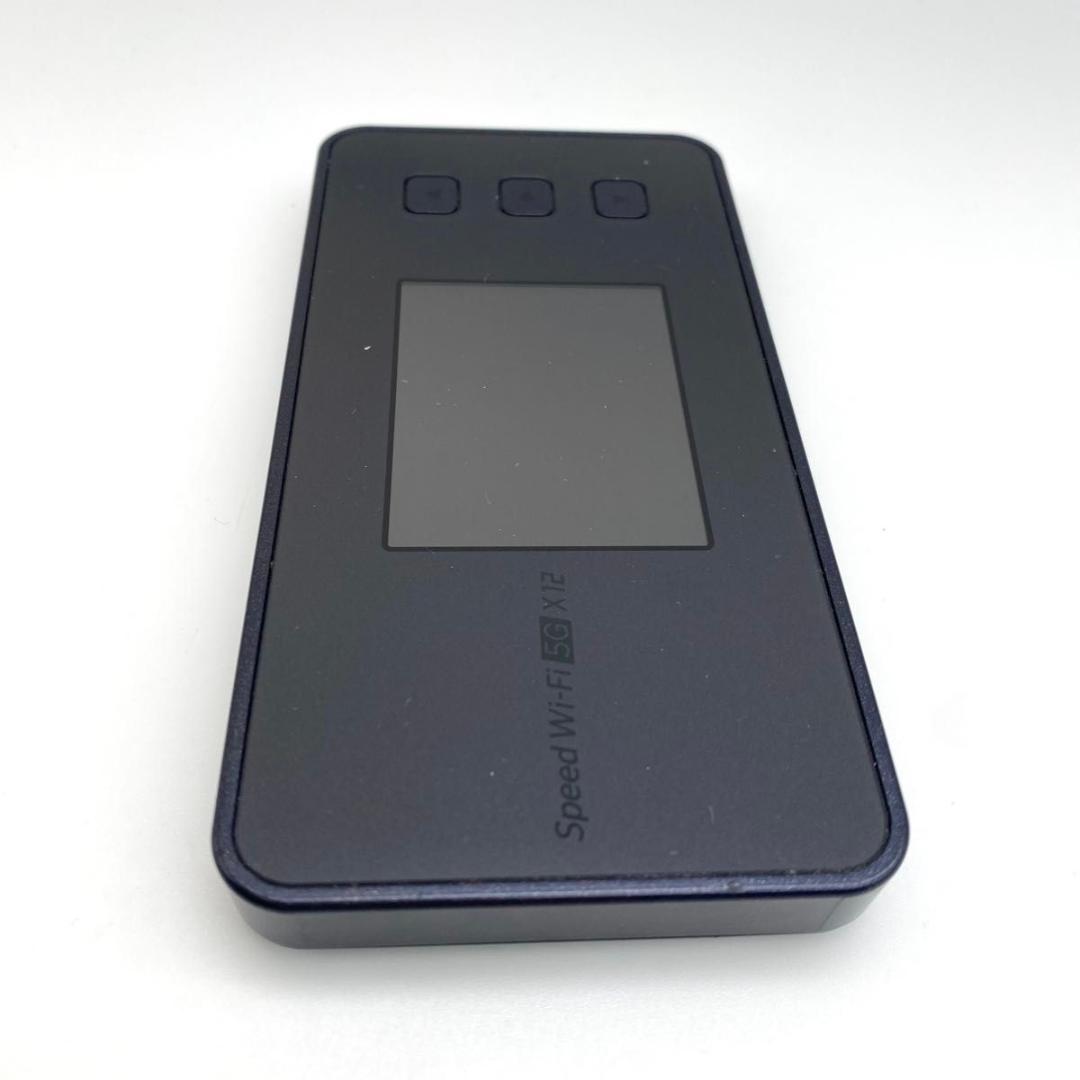 【美品】Speed Wi-Fi 5G X12 NAR03 シャドーブラック