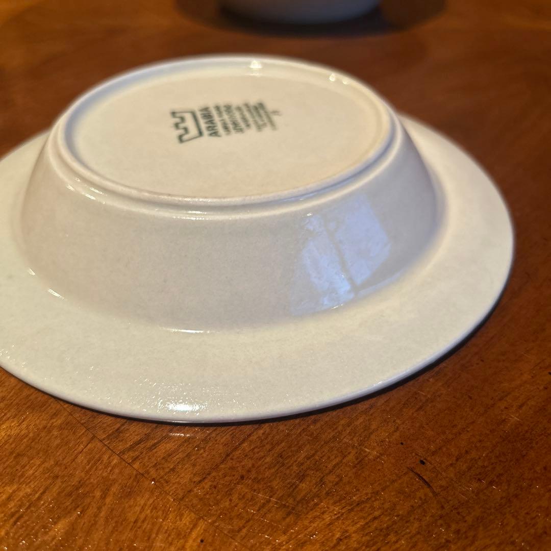 131◆Arabia Anemone スーププレート　２枚組アラビア　アネモネ