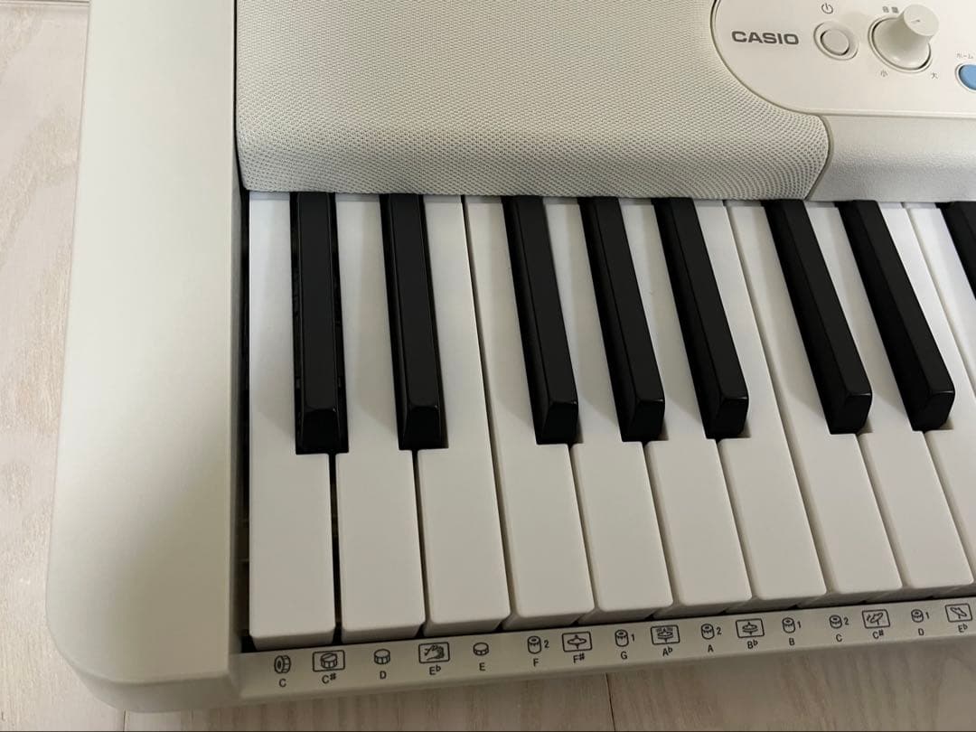 CASIO LK-520 ホワイト 電子キーボード