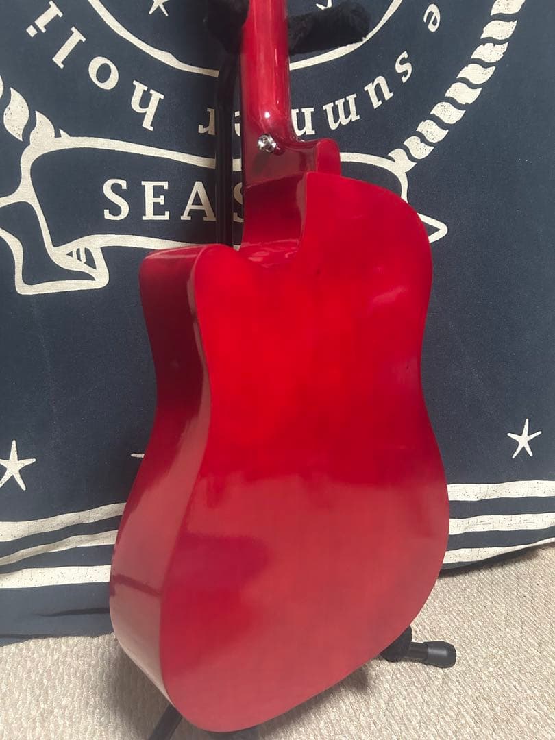 特価セール　未使用‼️カラフル　レアcolor コンパクトギター❣️