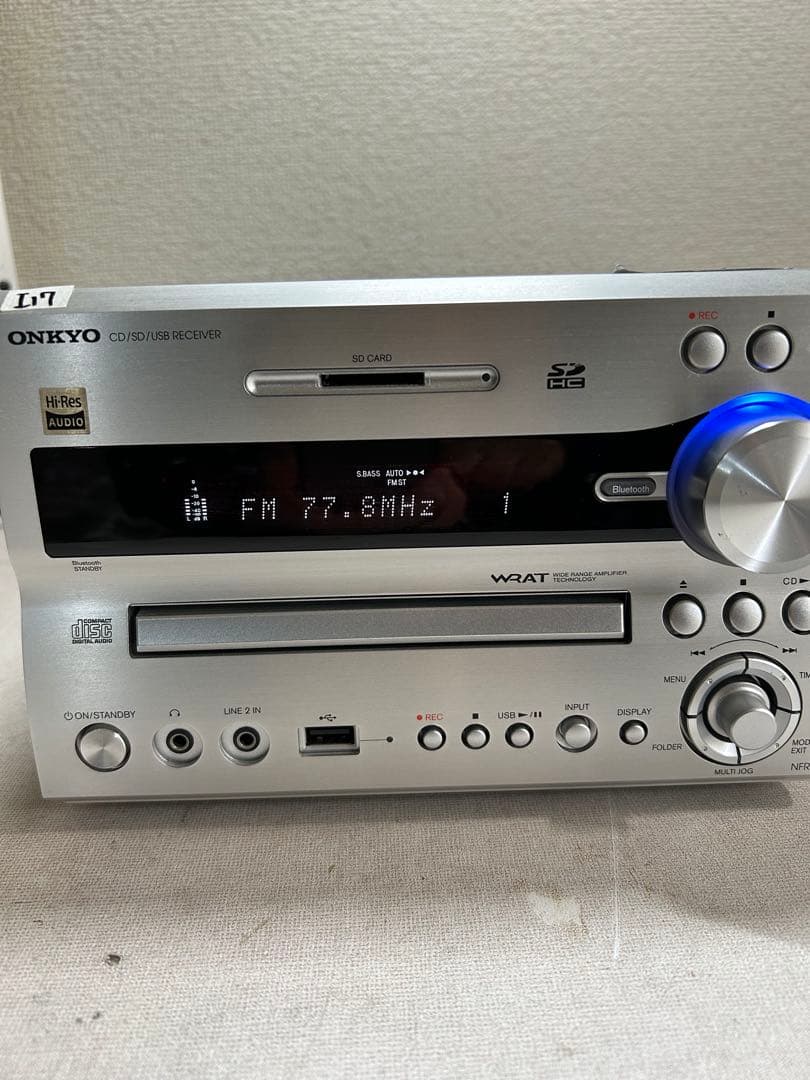 I17 整備ONKYO NFR-7FX ハイレゾCD/SD/USBレシーバー