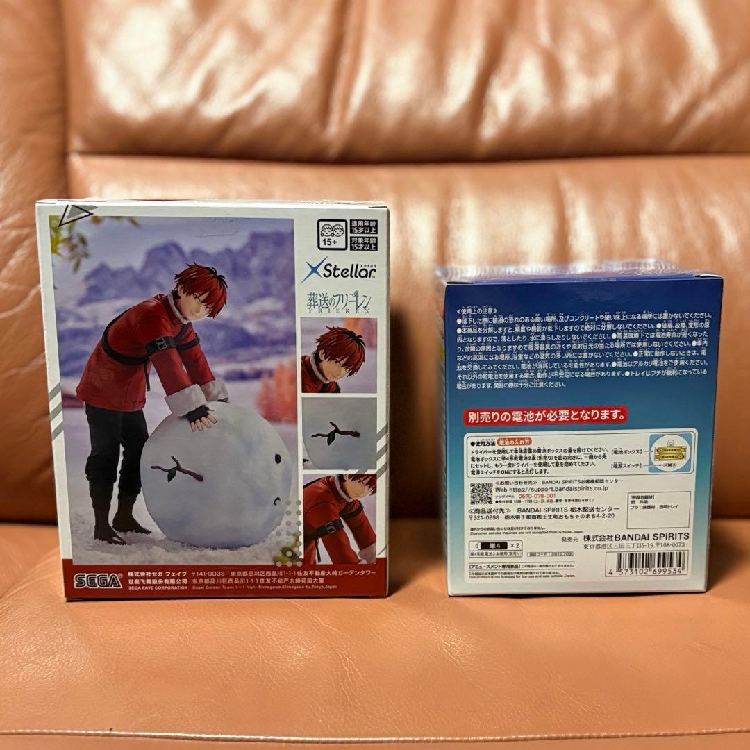 葬送のフリーレン Xstellar フィギュア〜雪遊び3種、フィギュアライト1種