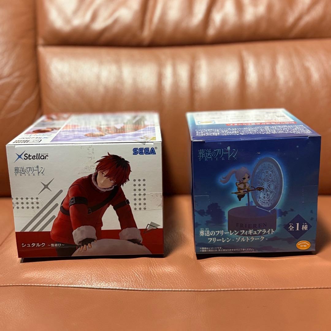 葬送のフリーレン Xstellar フィギュア〜雪遊び3種、フィギュアライト1種