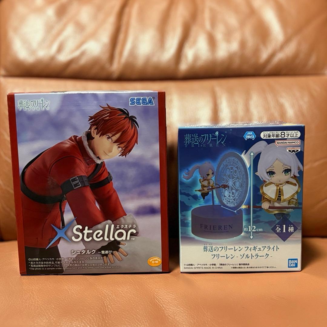 葬送のフリーレン Xstellar フィギュア〜雪遊び3種、フィギュアライト1種