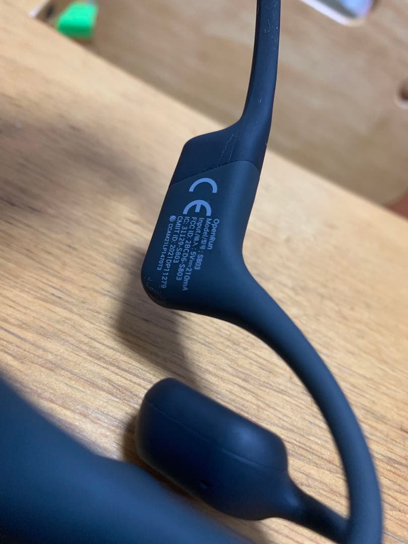 SHOKZ OPENRUN S803ワイヤレス骨伝導ヘッドフォンイヤホンブラック