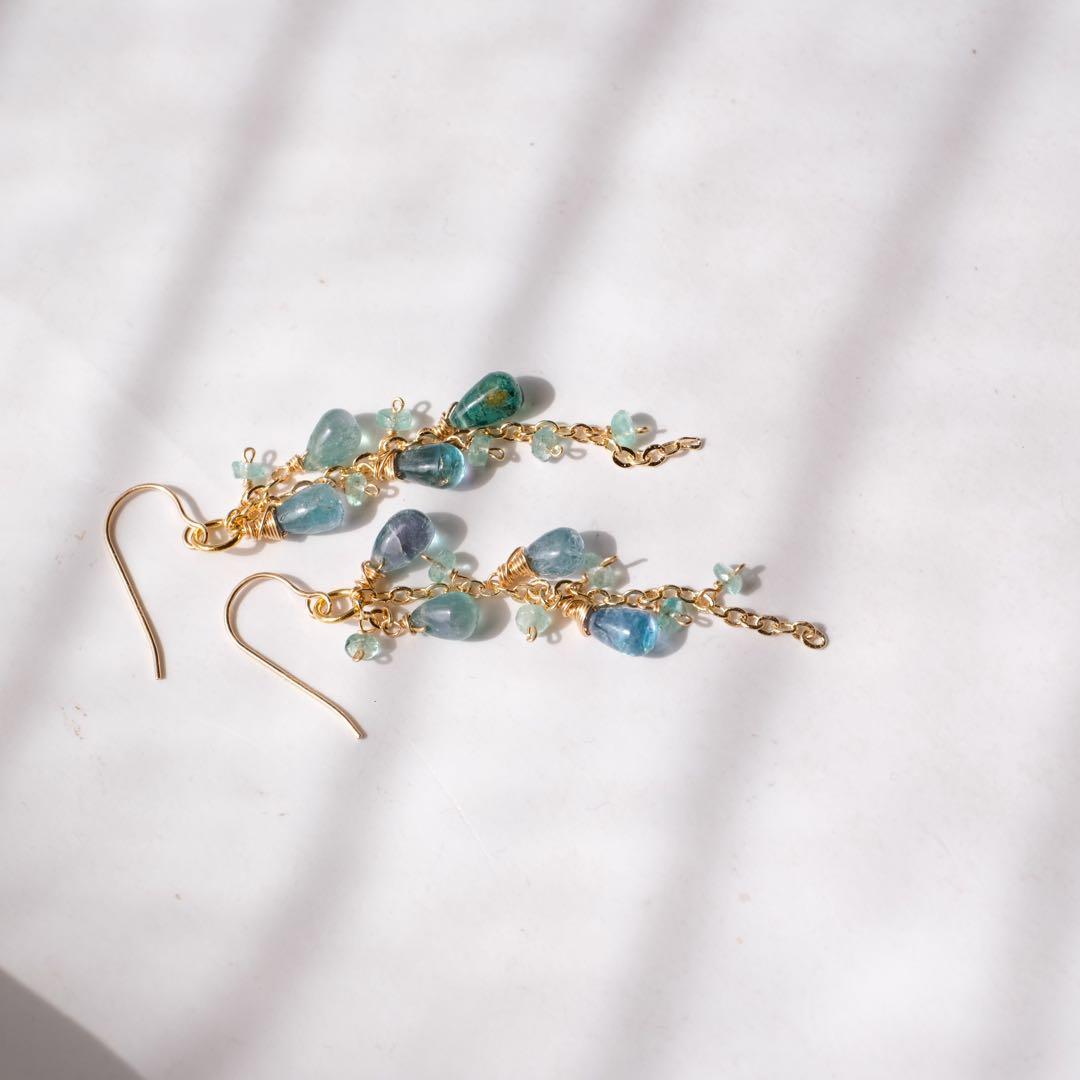 希少！14kgfコーネルピンピアス/イヤリング