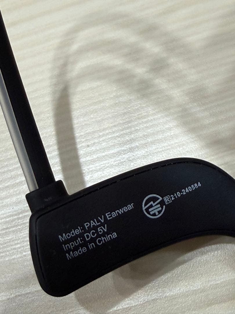PALV EARWear 骨伝導イヤホン ブラック