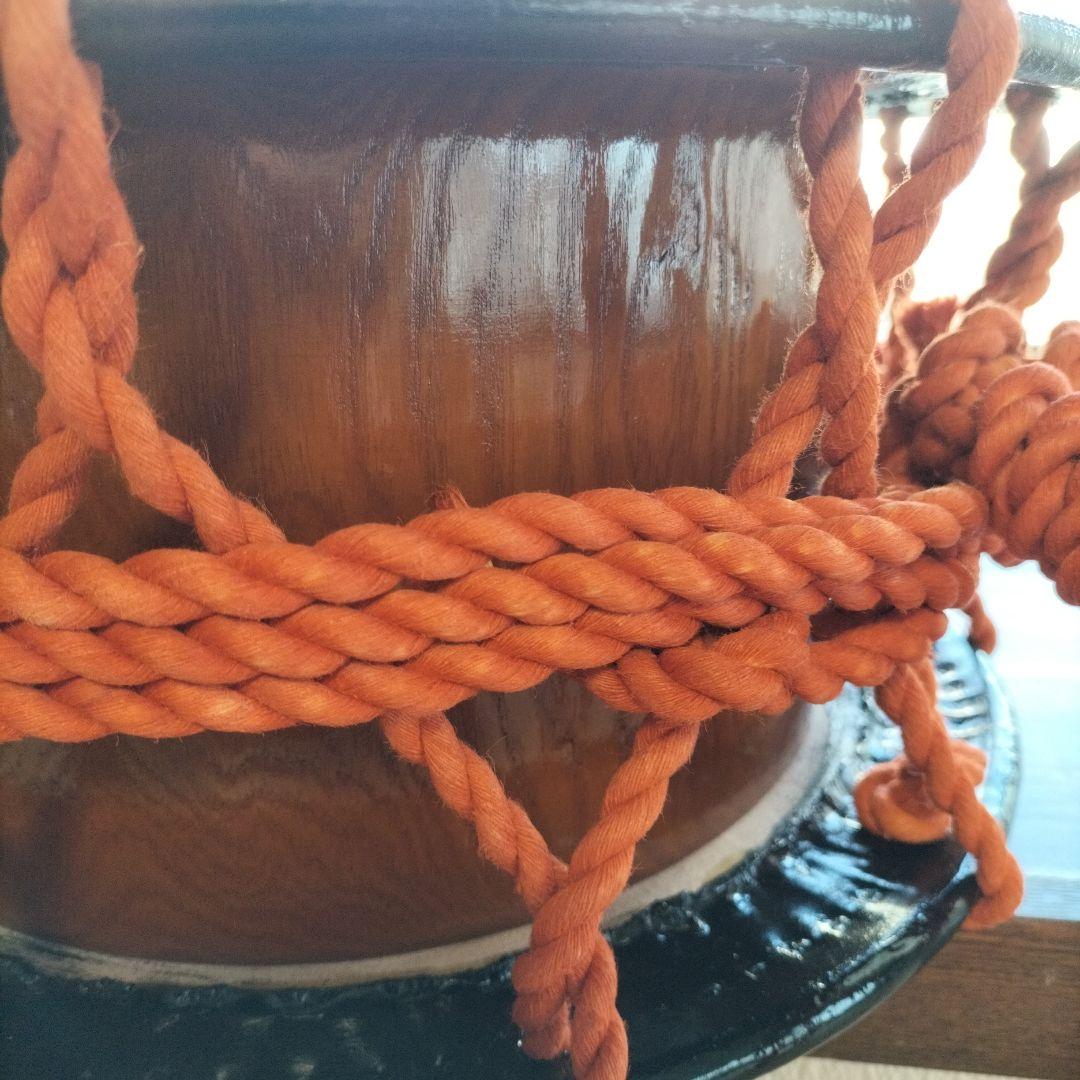 締太鼓　くり抜き胴　和太鼓　中古良品