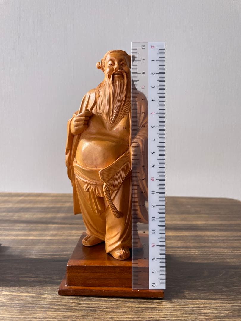 中国伝統彫刻 　八仙人　8体セット　約１8センチ　縁起物