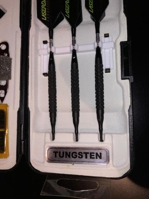 新品未使用ダーツ【激レア】レーザーダーツ：ナイトメア・ブラック１８ｇ ③