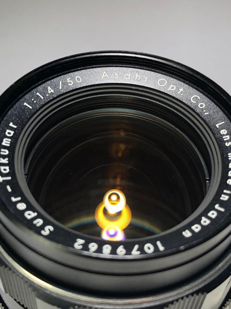 前期型　super takumar 50mm f1.4 m42 Pentax