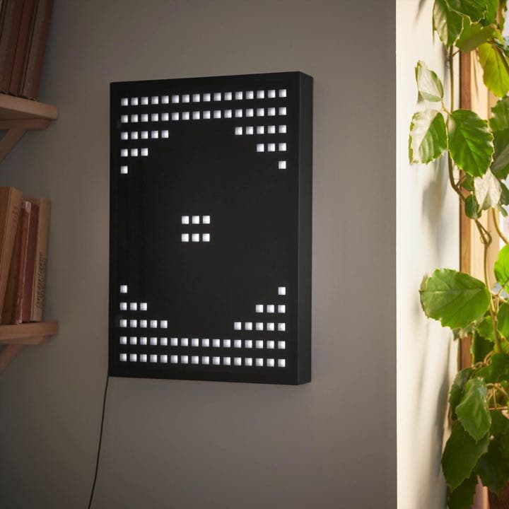 LEDウォールランプ, ブラック