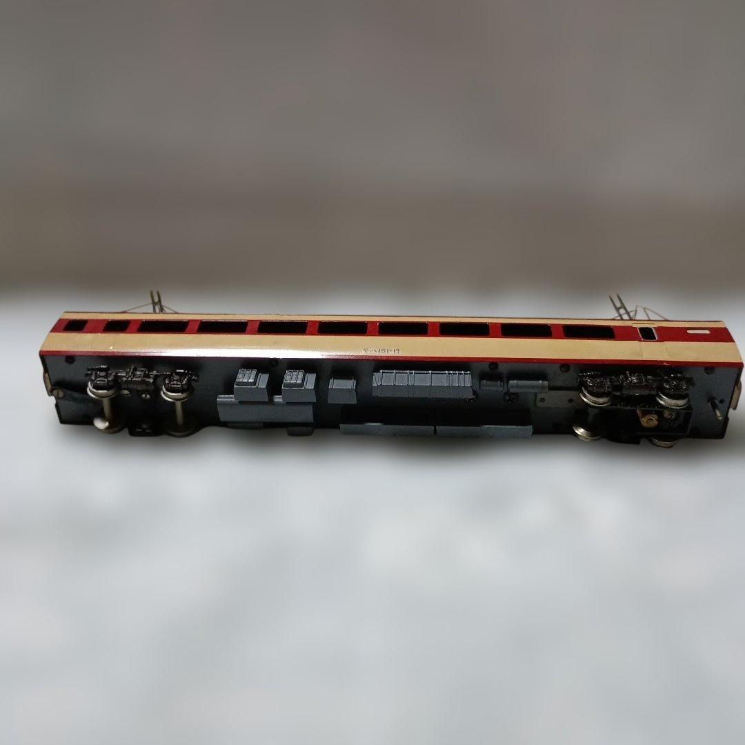 Nゲージ鉄道模型 赤 ベージュ 電車