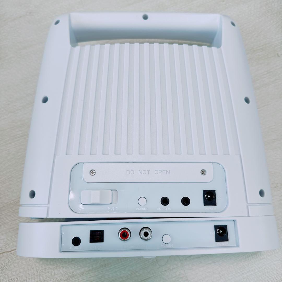ワイヤレステレビスピーカー　ホワイト　手元テレビスピーカー 匿名発送