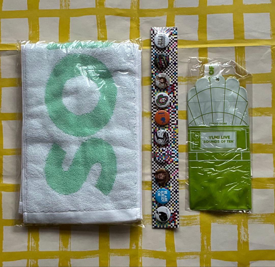 YUKI 10周年sounds of tenFCグッズ セット東京ドームゆきんこ