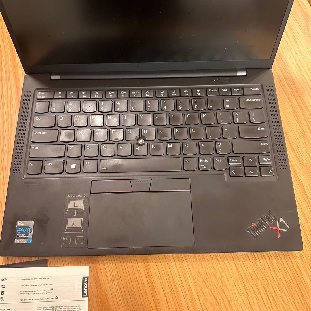 Windowsノート本体 Lenovo Thinkpad X1 Carbon Gen9 i7 1185G7