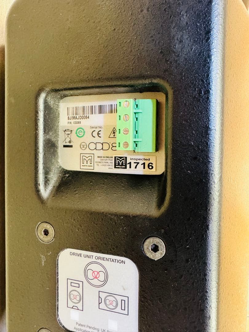 Martin Audio CDD8 スピーカー ペア マーチンオーディオ③