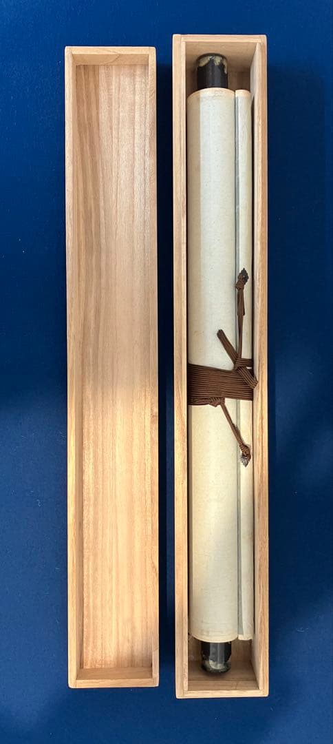 前田靄斎　紙本　掛軸（静岡県 小笠郡）日本　中国