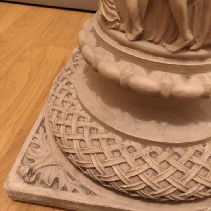 最終お値下げ。*高さ約74cm ギリシャ彫刻 台座 花台 デコラティブ