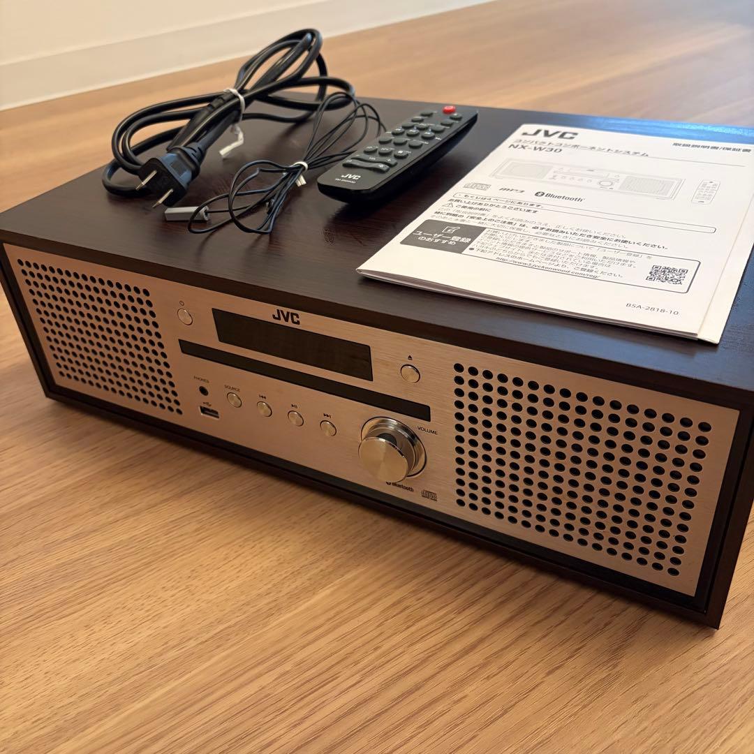 【訳あり】JVC Bluetooth ミニコンポ NX-W30 CD動作不可