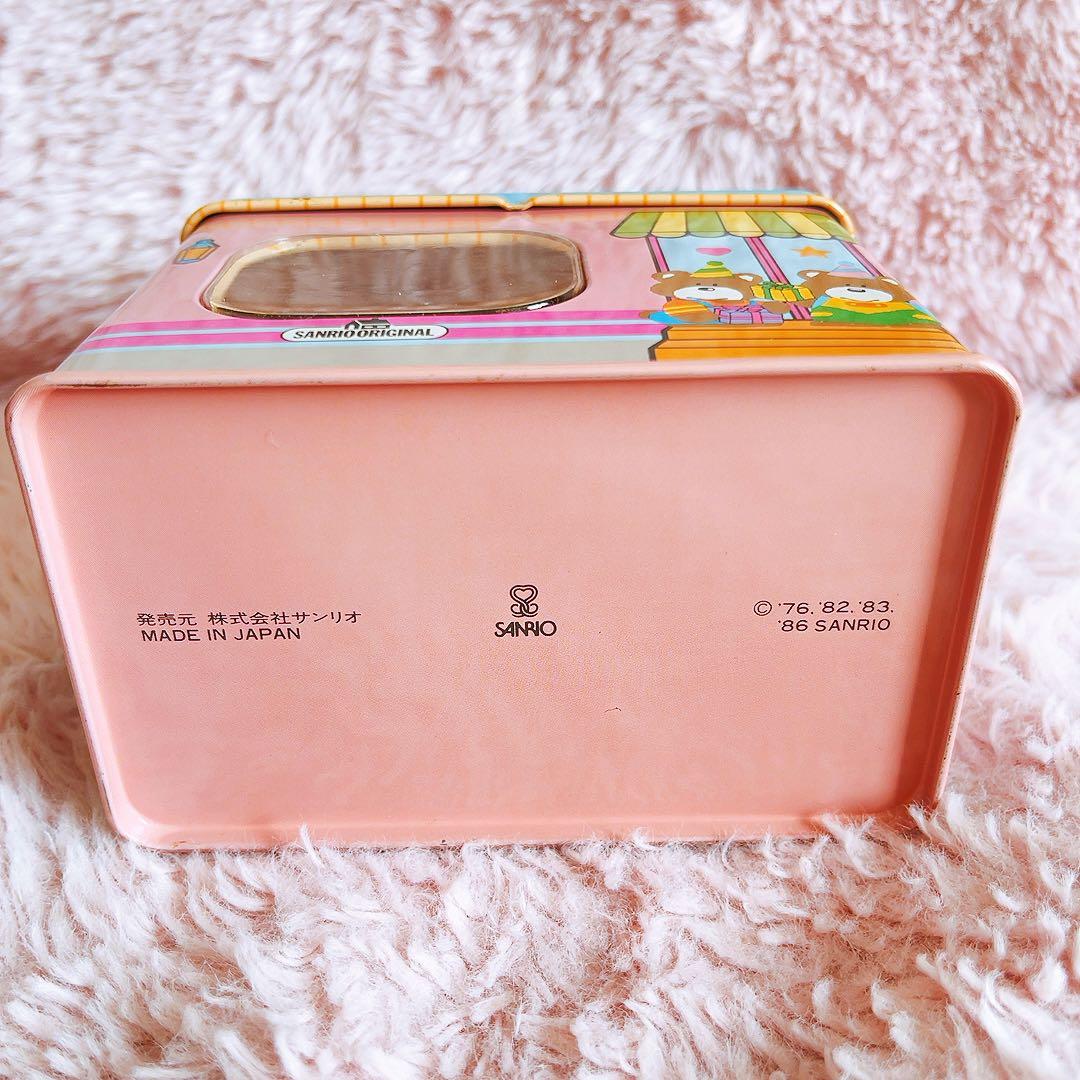 希少レア　サンリオキャラクター　缶ケース　1986年製　昭和レトロ　キティ